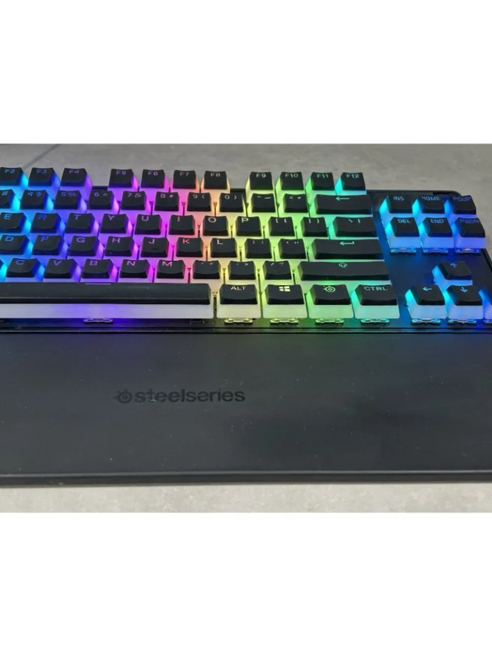 SteelSeries Apex Pro TKL Wired RGB Adjustable Actuation Keyboard Tested Working